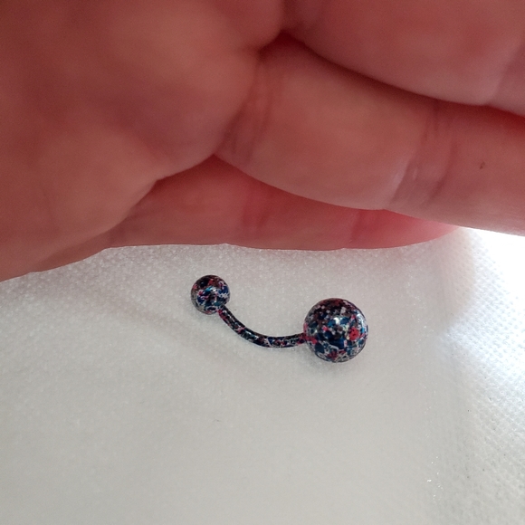 NEW!!! SURGICAL STEEL BELLY BUTTON RINGS - Picture 3 of 10